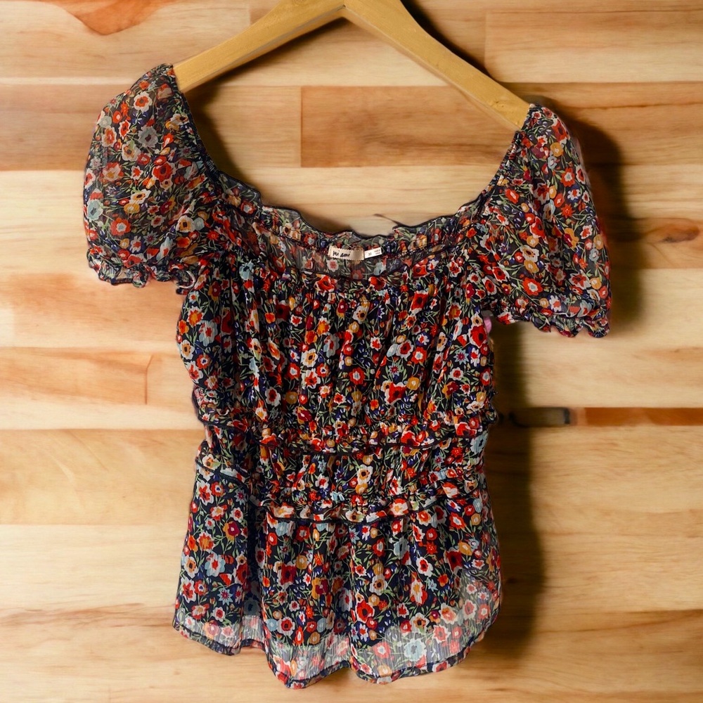 Breezy floral blouse